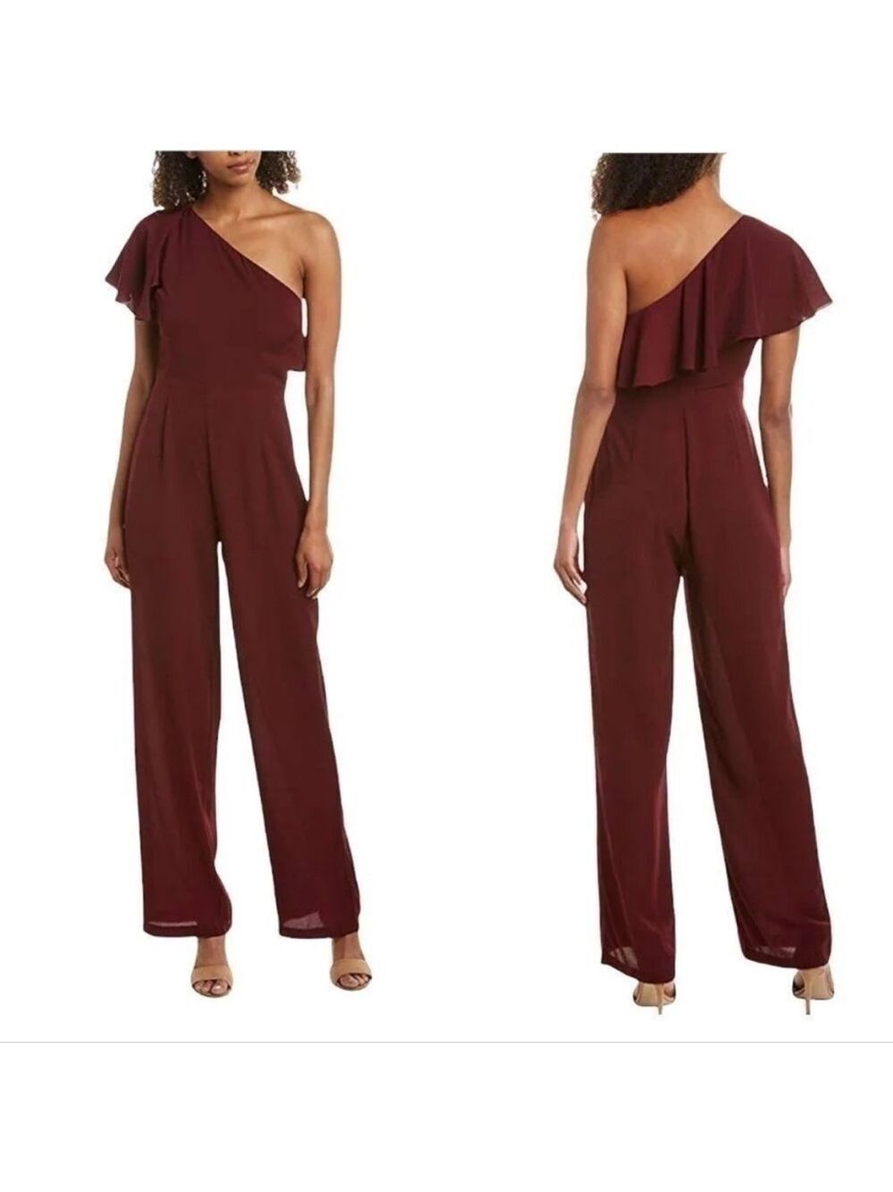 BB Dakota LA Women Bordereaux Romper Burgundy Size 4
